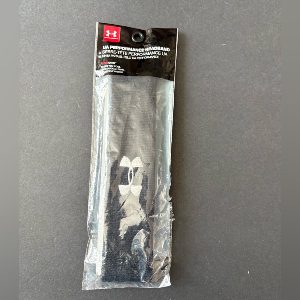 Under Armour Black Sports sweat Headband